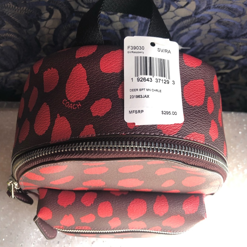 Coach Mini Charlie Deer Spot Bag